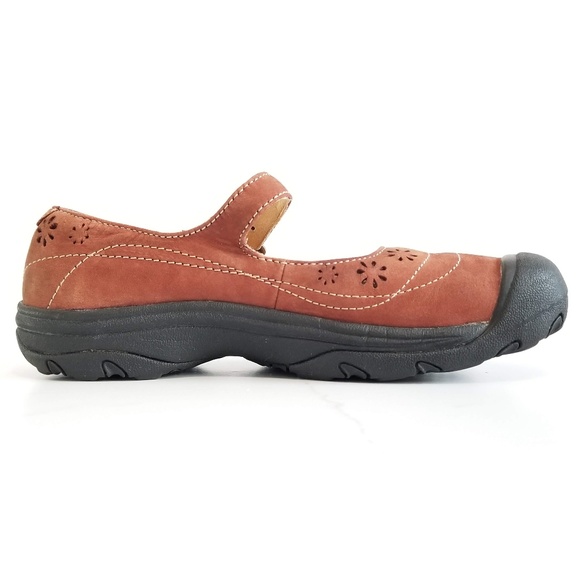 KEEN Calistoga Brown Leather Mary Jane Str - Picture 5 of 12